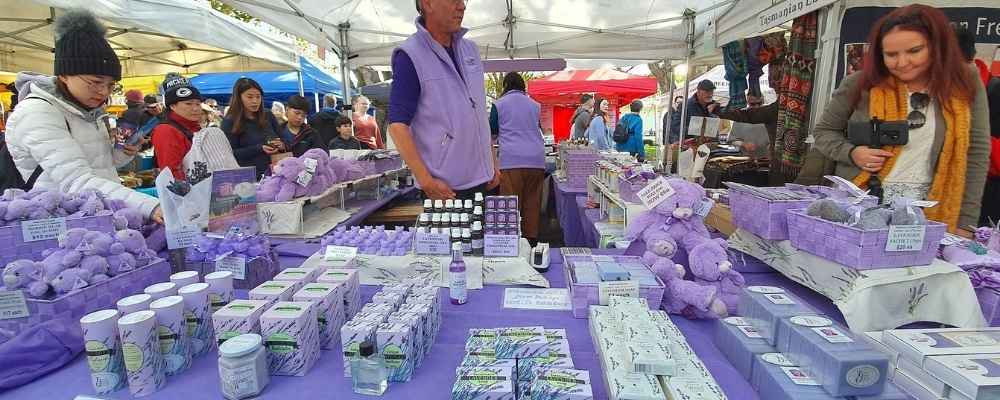 Lavender Stall at Salamanca Markets