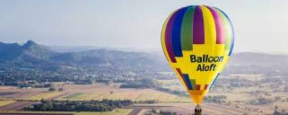 Hot air balloon ride over Byron Bay at sunrise - top things to do in Lennox Head and surrounds