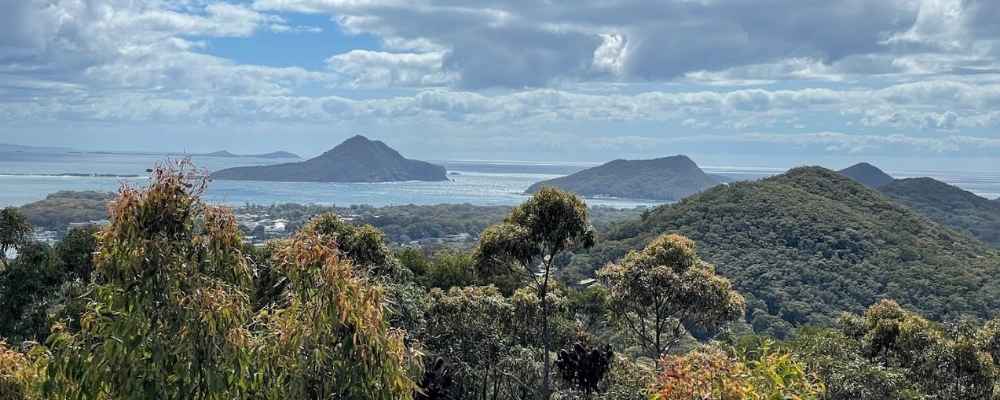 View over Port Stephens