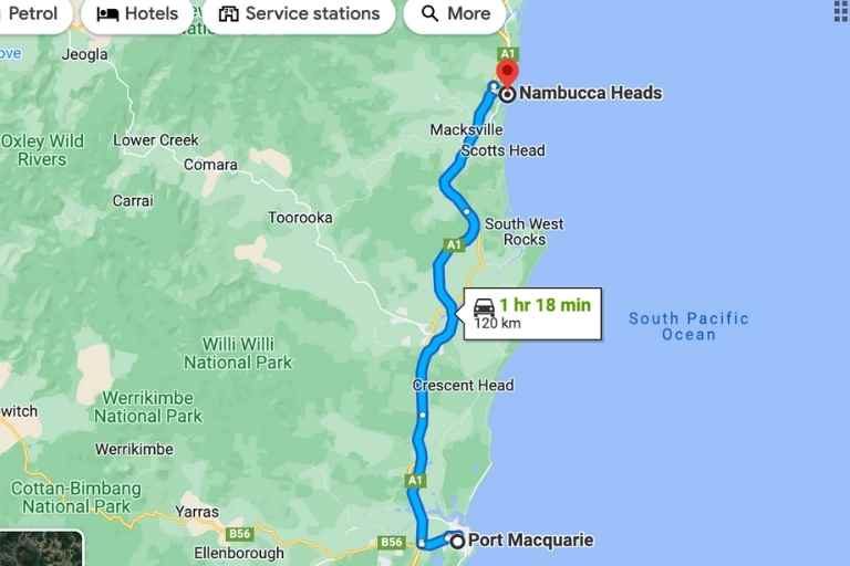 Port Macquarie to Nambucca Heads